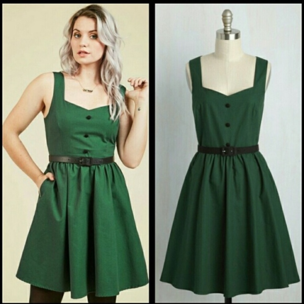 Modcloth Biking Through Brussels A-Line Dress